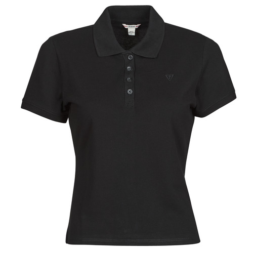 Polo    ES SS GUESS LOGO PIQUE POLO  Nero