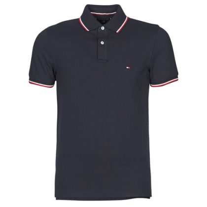 Polo uomo Tommy Hilfiger  TOMMY TIPPED SLIM POLO  Blu Tommy Hilfiger 8719861576280