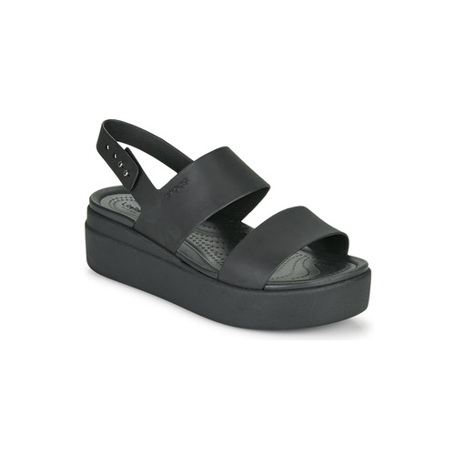 Sandali    CROCS BROOKLYN LOW WEDGE W  Nero