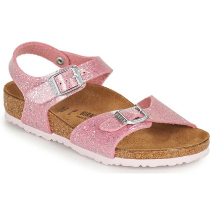 Sandali bambini ragazza Birkenstock  RIO PLAIN  Rosa Birkenstock 4061416292119