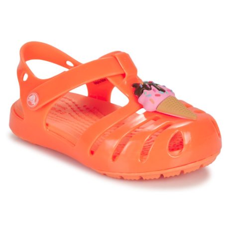 Sandali bambini ragazza Crocs  Isabella Charm Sandal T  Arancio Crocs 196265324248