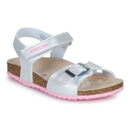 Sandali bambini ragazza Geox  J ADRIEL GIRL C  Argento Geox 8050036479792