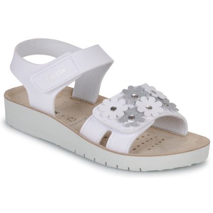 Sandali bambini ragazza Geox  J SANDAL COSTAREI GI  Bianco Geox 8056206070325