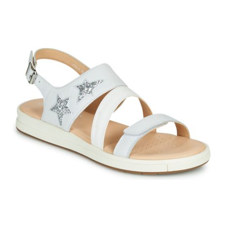 Sandali bambini ragazza Geox  J SANDAL REBECCA GIR  Bianco Geox 8054730450576