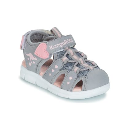 Sandali bambini ragazza Kangaroos  K-MINI  Grigio Kangaroos 4061578032738