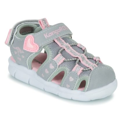 Sandali bambini ragazza Kangaroos  K-Mini  Grigio Kangaroos 4061578290213