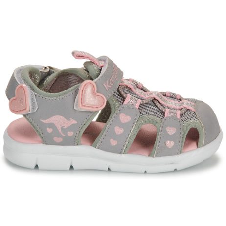 Sandali-bambini-ragazza-Kangaroos-K-Mini-Grigio-Kangaroos-4061578290237-1