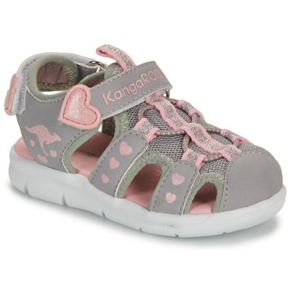 Sandali bambini ragazza Kangaroos  K-Mini  Grigio Kangaroos 4061578290237