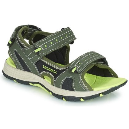 Sandali bambini ragazzo Merrell  PANTHER SANDAL 2.0 - OLIVE  Verde Merrell 0194917064559