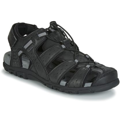 Sandali uomo Geox  UOMO SANDAL STRADA  Nero Geox 8058279888159