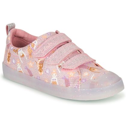 Scarpe bambini ragazza Clarks  FOXING PRINT T  Rosa Clarks 5059304768548