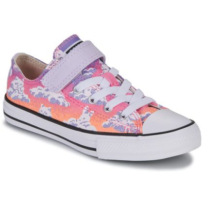 Scarpe bambini ragazza Converse  CHUCK TAYLOR ALL STAR 1V EASY-ON CLOUD GAZER OX  Multicolore Converse 194434073515