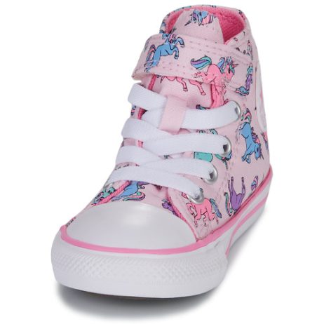 Scarpe-bambini-ragazza-Converse-CHUCK-TAYLOR-ALL-STAR-1V-UNICORNS-HI-Multicolore-Converse-194433757157-2