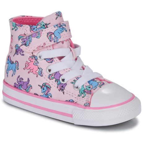 Scarpe bambini ragazza Converse  CHUCK TAYLOR ALL STAR 1V UNICORNS HI  Multicolore Converse 194433757157