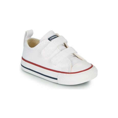 Scarpe bambini ragazza Converse  CHUCK TAYLOR ALL STAR 2V FOUNDATION OX  Bianco Converse 194432216112