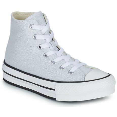 Scarpe bambini ragazza Converse  Chuck Taylor All Star EVA Lift Undersea Glitter Hi  Grigio Converse 194433449014