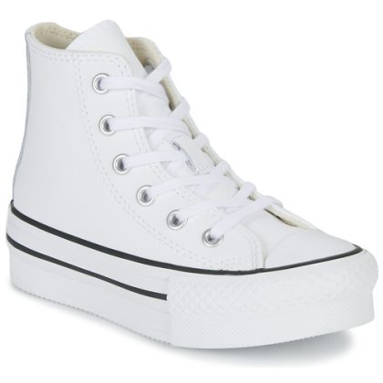 Scarpe bambini ragazza Converse  Chuck Taylor All Star Eva Lift Leather Foundation Hi  Bianco Converse 194433828284