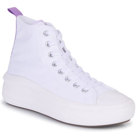 Scarpe bambini ragazza Converse  Chuck Taylor All Star Move Platform Foundation Hi  Bianco Converse 194433775120