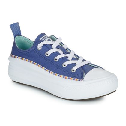 Scarpe bambini ragazza Converse  Chuck Taylor All Star Move Seasonal Ox  Blu Converse 194433452120