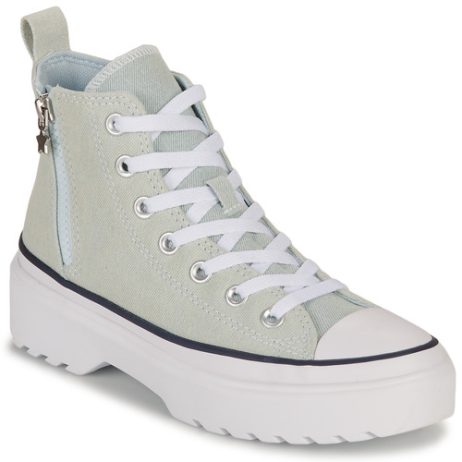 Converse all star platform grigie best sale