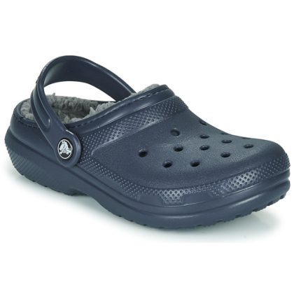 Scarpe bambini ragazza Crocs  CLASSIC LINED CLOG K  Blu Crocs 191448349780