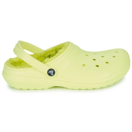 Scarpe-bambini-ragazza-Crocs-Classic-Lined-Clog-K-Giallo-Crocs-191448965577-1