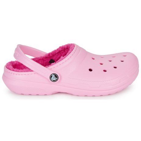 Scarpe-bambini-ragazza-Crocs-Classic-Lined-Clog-K-Rosa-Crocs-196265217434-1