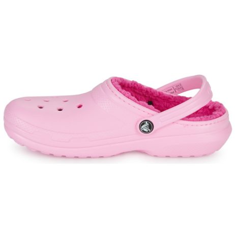 Scarpe-bambini-ragazza-Crocs-Classic-Lined-Clog-K-Rosa-Crocs-196265217434-3