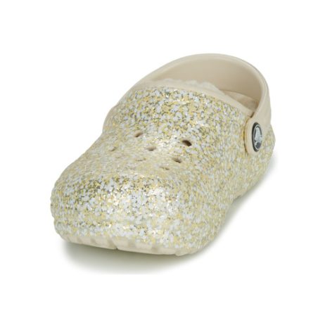 Scarpe-bambini-ragazza-Crocs-Classic-Lined-Glitter-Clog-K-Beige-Crocs-196265424627-2