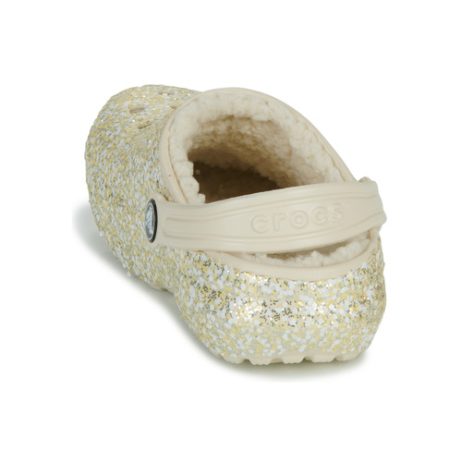 Scarpe-bambini-ragazza-Crocs-Classic-Lined-Glitter-Clog-K-Beige-Crocs-196265424627-4