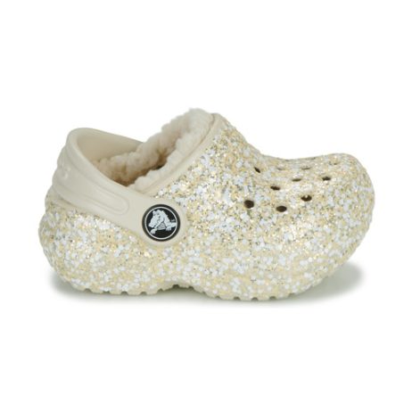 Scarpe-bambini-ragazza-Crocs-Classic-Lined-Glitter-Clog-T-Beige-Crocs-196265424887-1