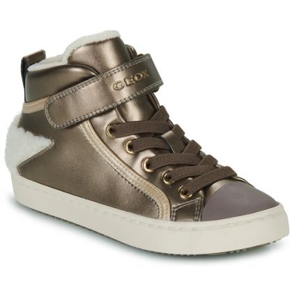 Scarpe bambini ragazza Geox  J KALISPERA GIRL C  Oro Geox 8050036805164