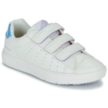 Scarpe bambini ragazza Geox  J SILENEX GIRL B  Bianco Geox 8056206057111