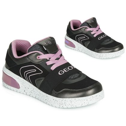 Scarpe bambini ragazza Geox  J XLED GIRL  Nero Geox 8054730137705