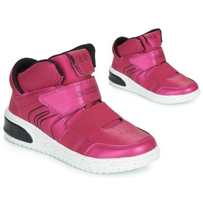 Scarpe bambini ragazza Geox  J XLED GIRL  Rosa Geox 8054730137248