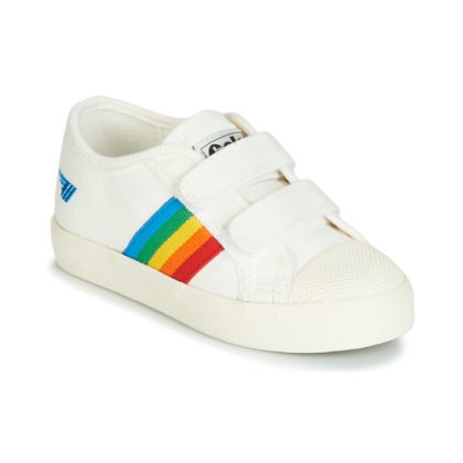 Scarpe bambini ragazza Gola  COASTER RAINBOW VELCRO  Bianco Gola 5057561176083