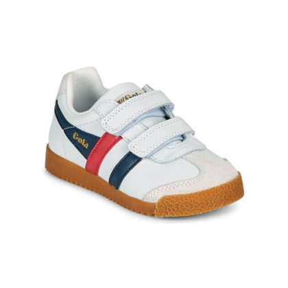 Scarpe bambini ragazza Gola  HARRIER LEATHER VELCRO  Bianco Gola 5057561407248