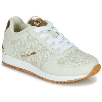 Scarpe bambini ragazza MICHAEL Michael Kors  ALLIE JOGGER  Beige MICHAEL Michael Kors 196382139749