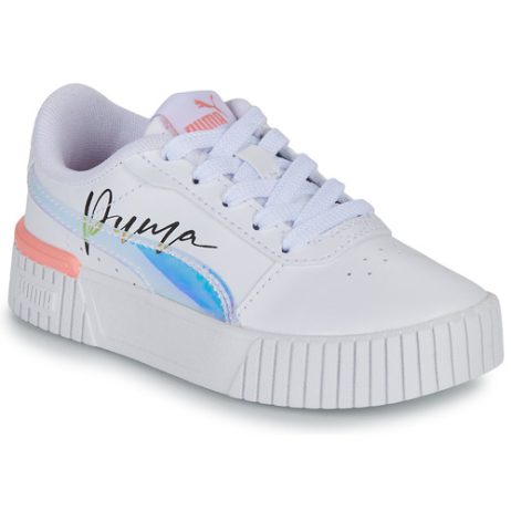 Scarpe bambini ragazza Puma  Carina 2.0 Crystal Wings PS  Bianco Puma 4099683300350