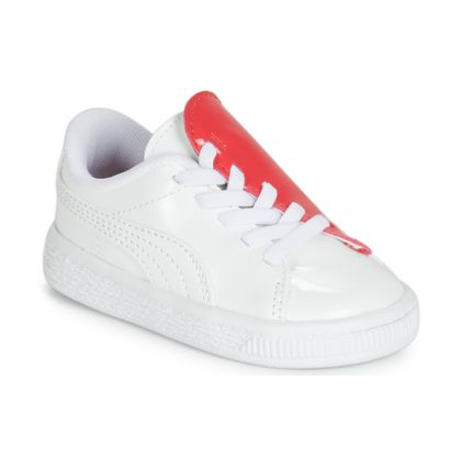 Scarpe bambini ragazza Puma  INF B CRUSH PATENT AC.W-H  Bianco Puma 4060978803528