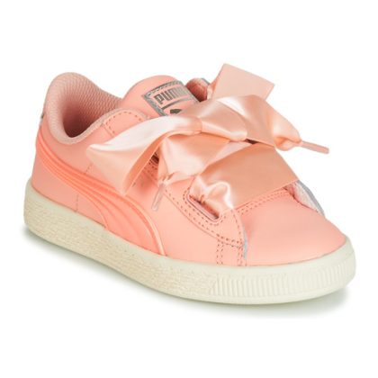 Scarpe bambini ragazza Puma  PS BASKET HEART JELLY.PEAC  Rosa Puma 4060978988270