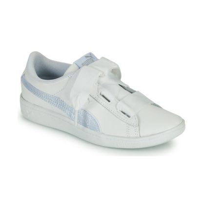 Scarpe bambini ragazza Puma  VIKKY RIB PS BL  Bianco Puma 3610950987176