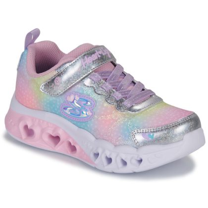 Scarpe bambini ragazza Skechers  FLUTTER HEART LIGHTS  Multicolore Skechers 196311571565