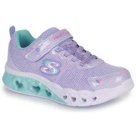 Scarpe bambini ragazza Skechers  FLUTTER HEART LIGHTS  Viola Skechers 196311811555