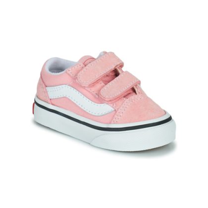 Scarpe bambini ragazza Vans  OLD SKOOL  Rosa Vans 195438336903