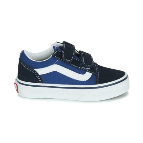 Scarpe-bambini-ragazza-Vans-OLD-SKOOL-V-Blu-Vans-888654797008-1