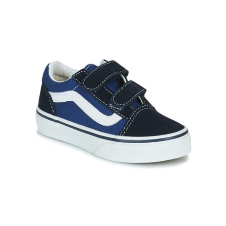 Scarpe bambini ragazza Vans  OLD SKOOL V  Blu Vans 888654797008