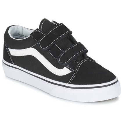 Scarpe bambini ragazza Vans  OLD SKOOL V  Nero Vans 888654796223