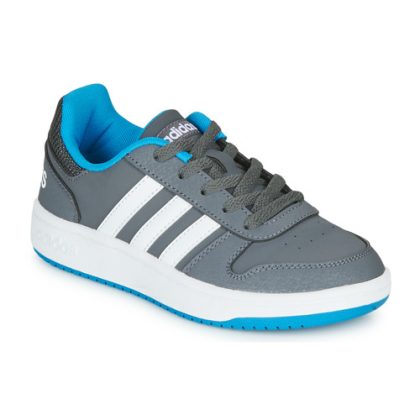 Scarpe bambini ragazza adidas  HOOPS K  Grigio adidas 3610950984809