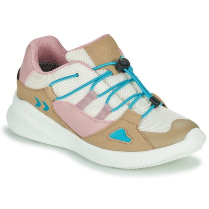 Scarpe bambini ragazza hummel  BOUNCE RUNNER TEX JR  Beige hummel 5700496870181